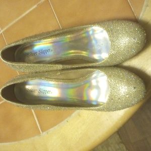 Silver Slipper high heels 8.5M